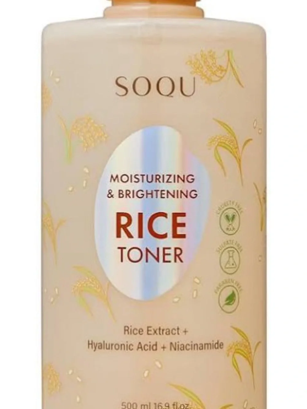 Moisturizing & Brightening Rice Toner — Cream